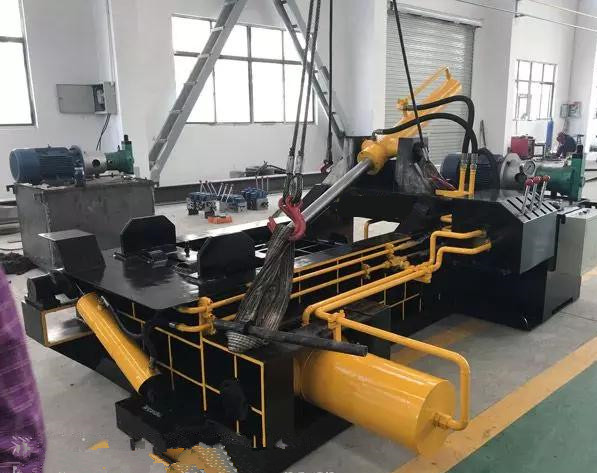 延慶250噸雙主缸廢鋼打包機，廢鐵打包機